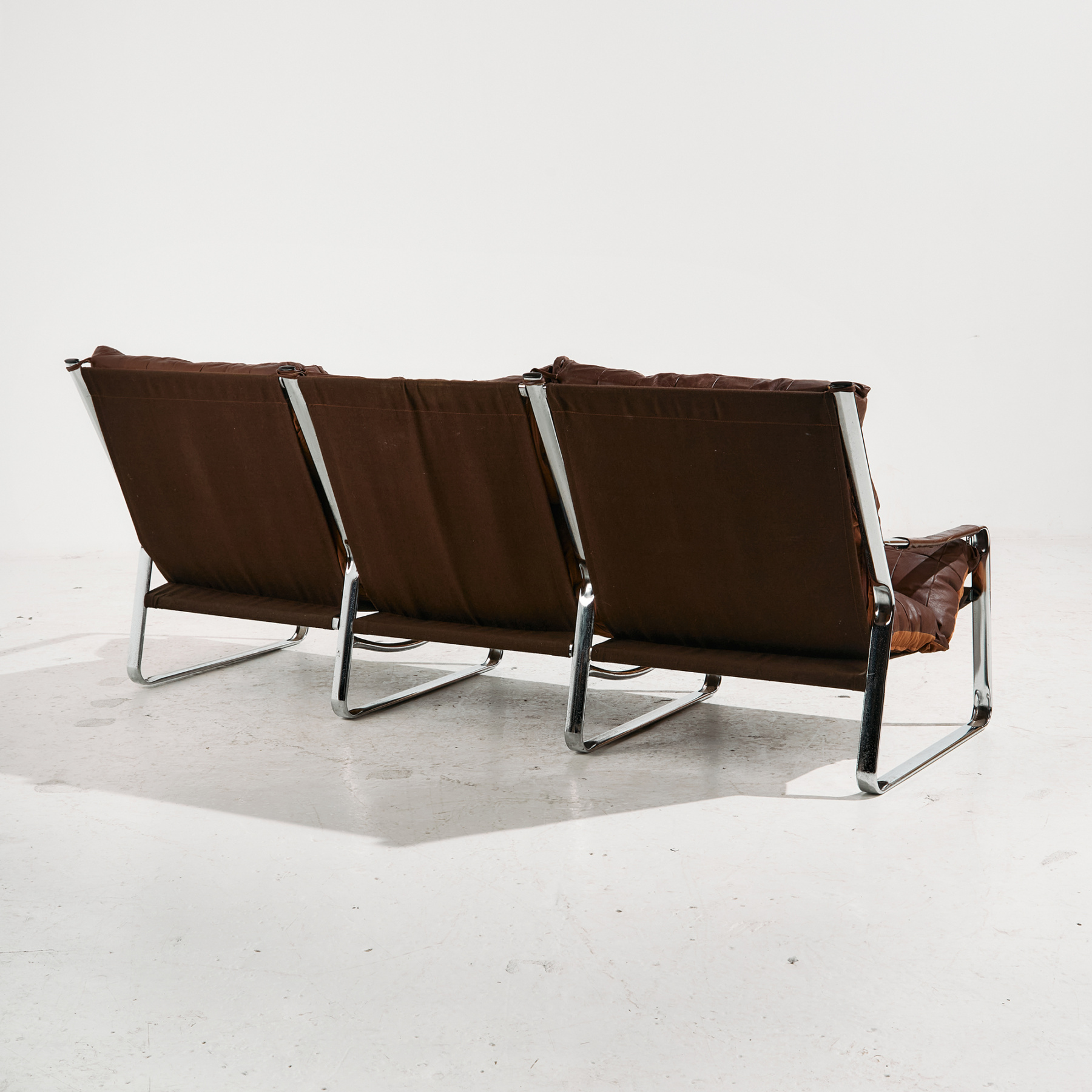 Bőr ülőgarnitúra, 3 darabos szett - Image 4