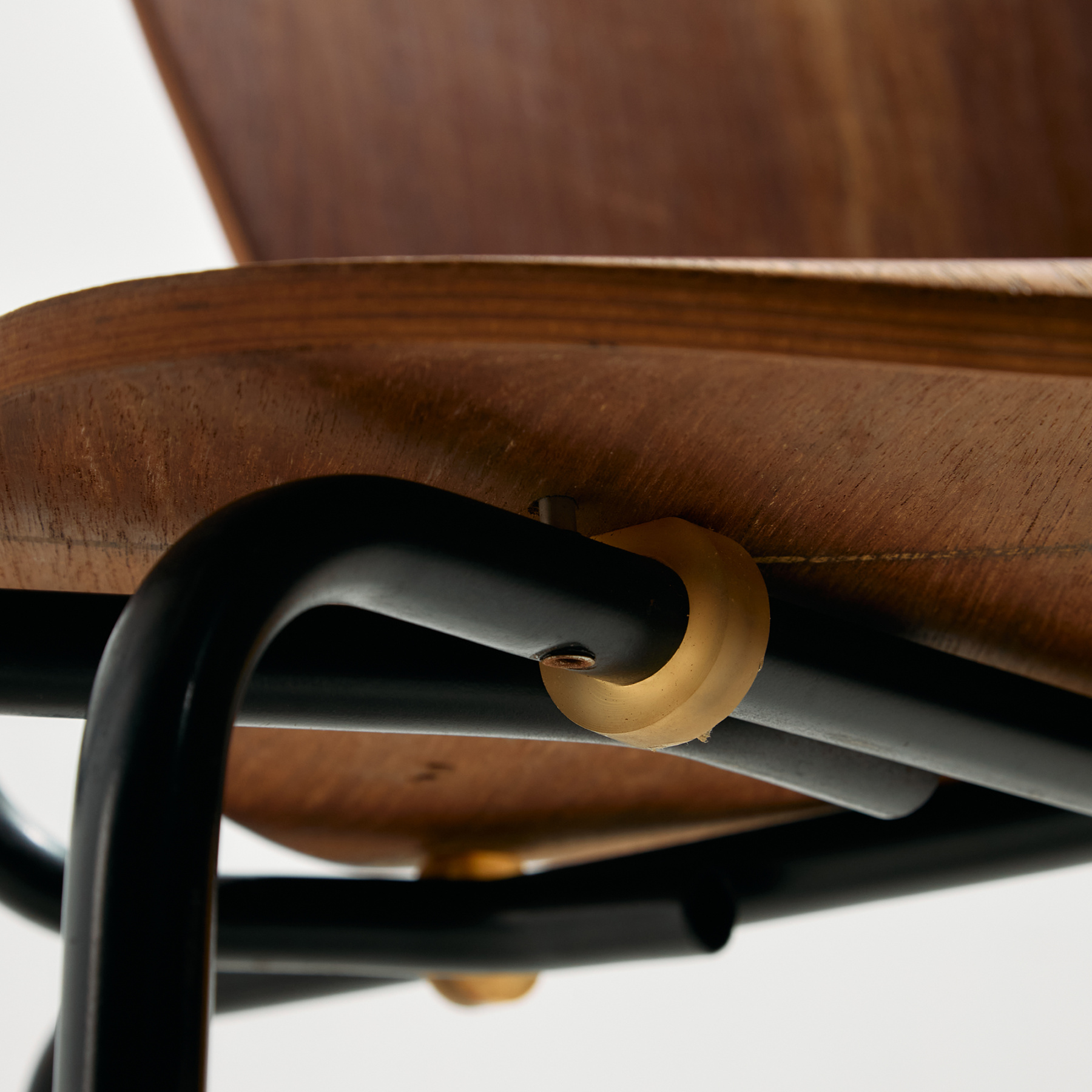 Teak chair with writing tablet - Image 19