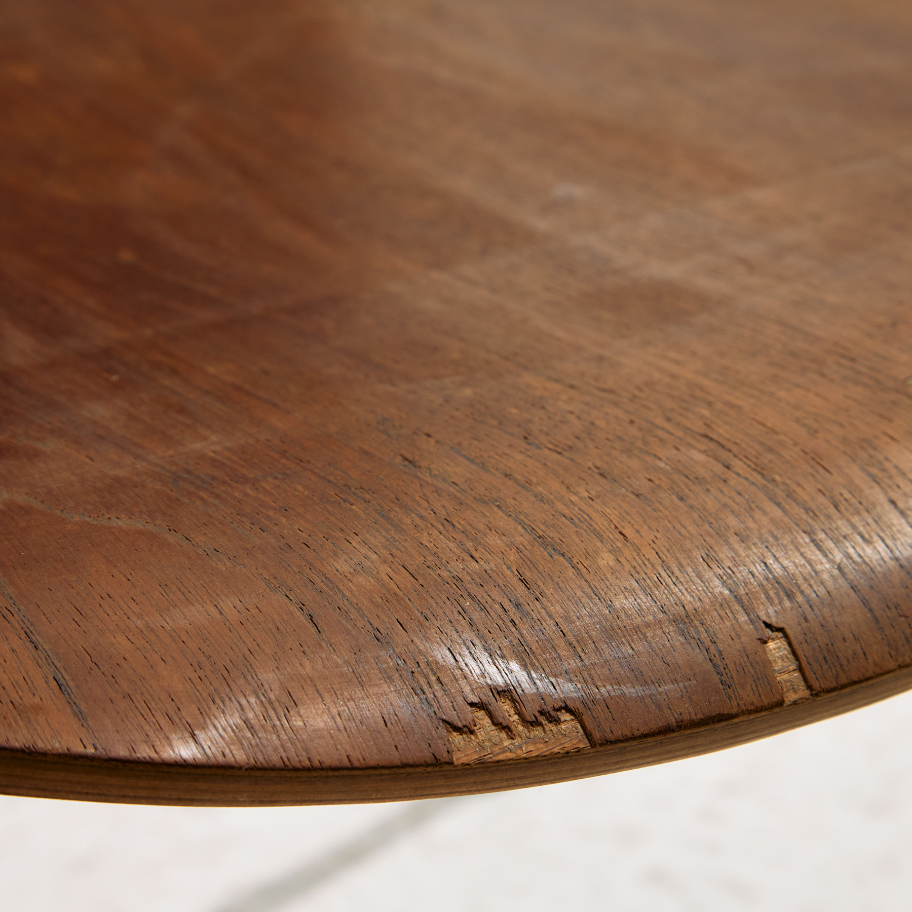 Teak chair with writing tablet - Image 28