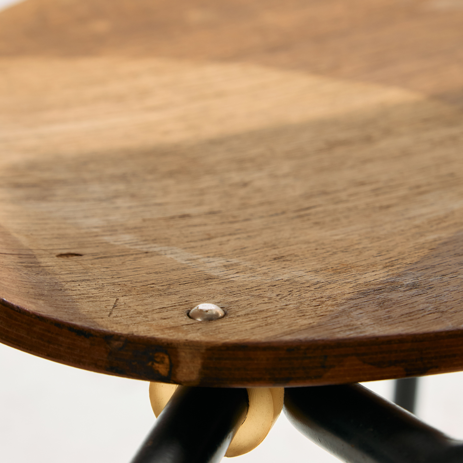 Teak chair with writing tablet - Image 10