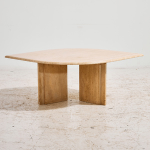 Limestone coffee table
