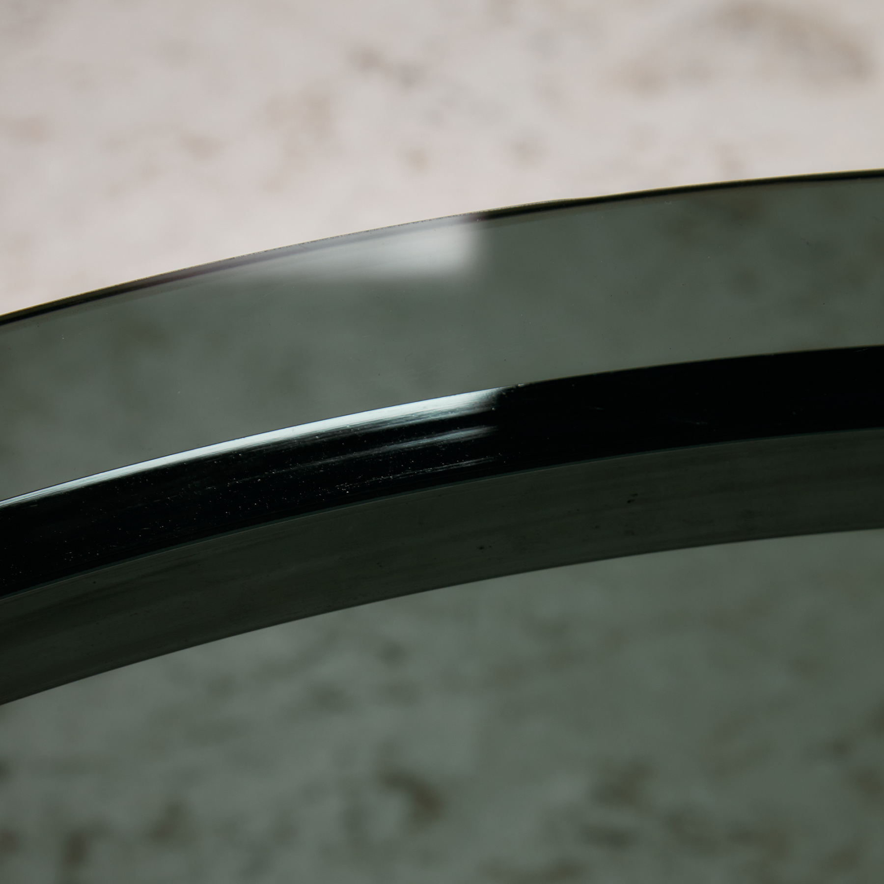 Chrome and glass coffee table - Image 13