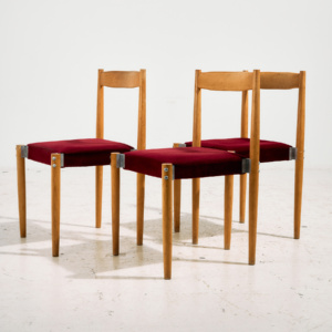 Czechoslovak beech chair by Miroslav Navratil