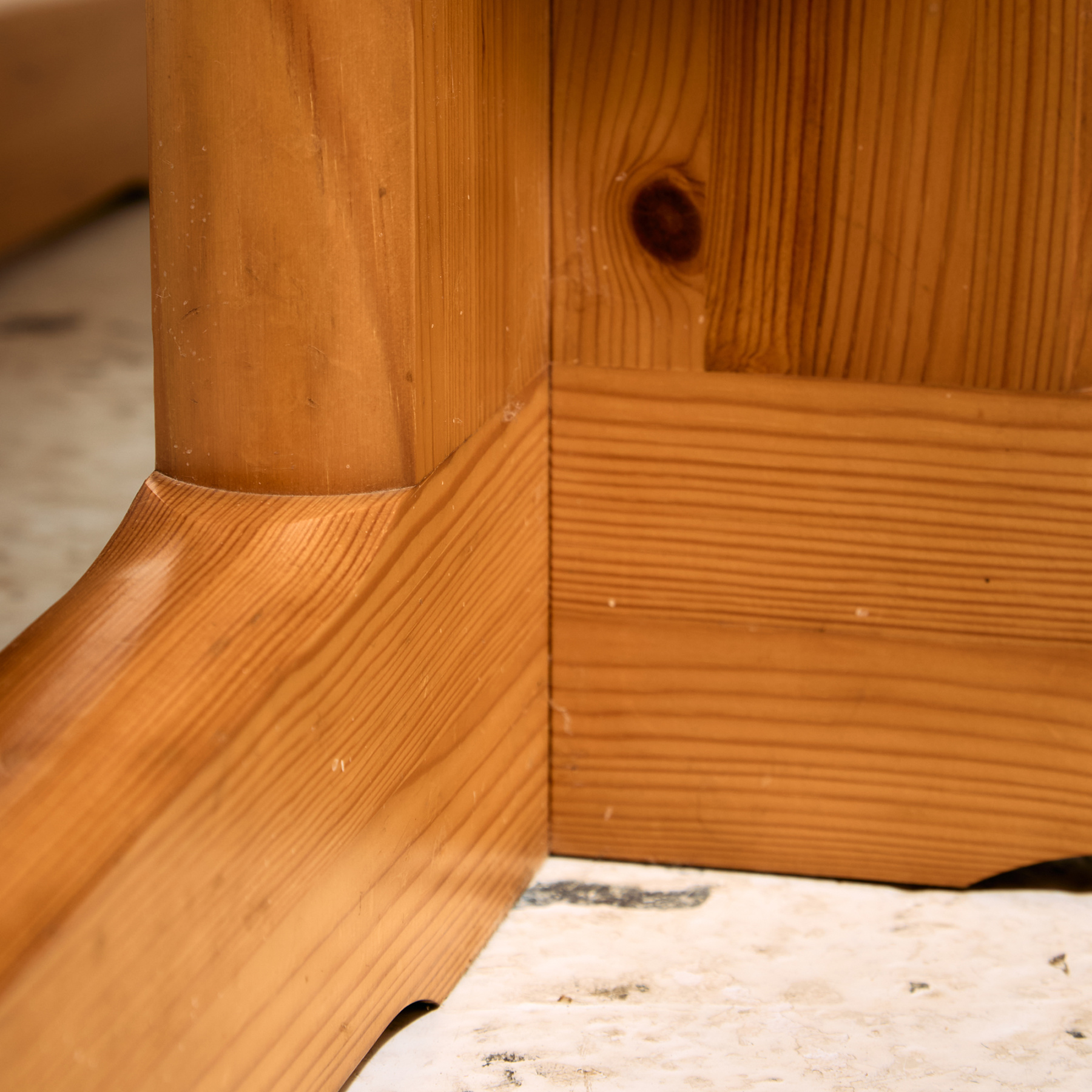 Pine dining set by Rainer Daumiller, Set of 7 - Image 12