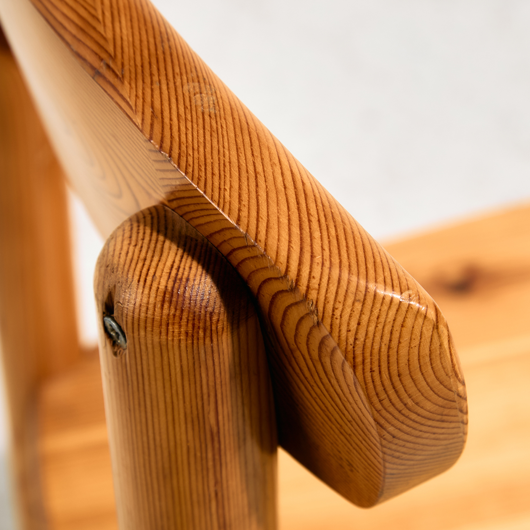 Pine dining set by Rainer Daumiller, Set of 7 - Image 26