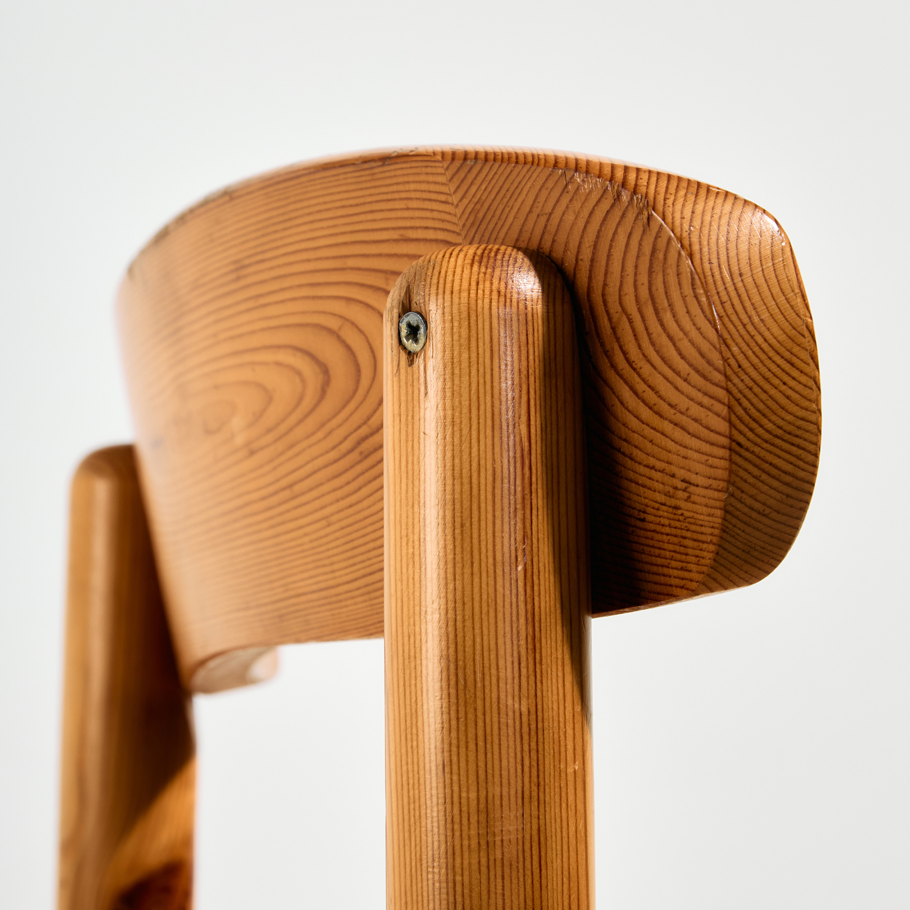 Pine dining set by Rainer Daumiller, Set of 7 - Image 28