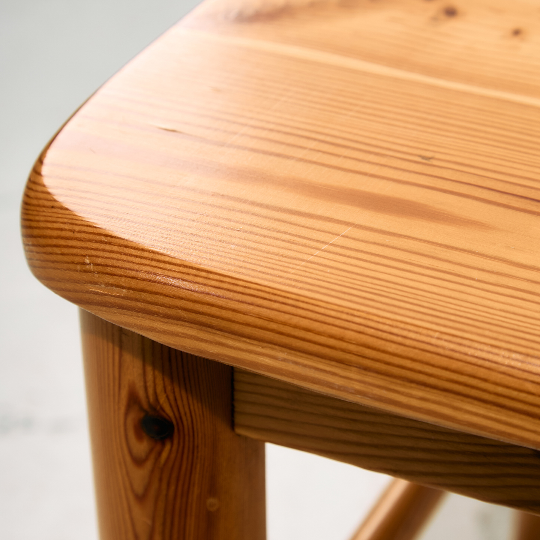 Pine dining set by Rainer Daumiller, Set of 7 - Image 32