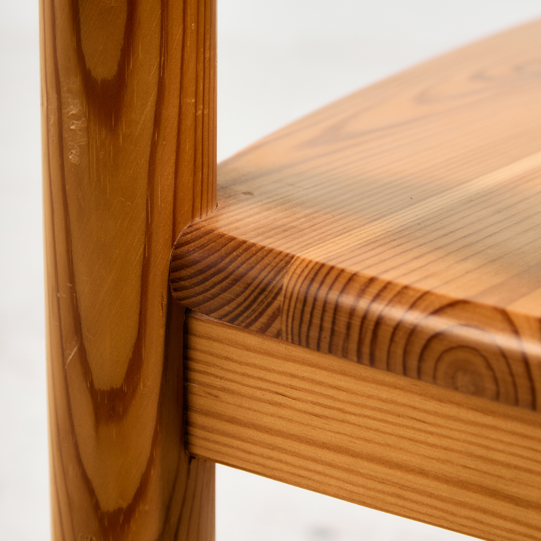 Pine dining set by Rainer Daumiller, Set of 7 - Image 33