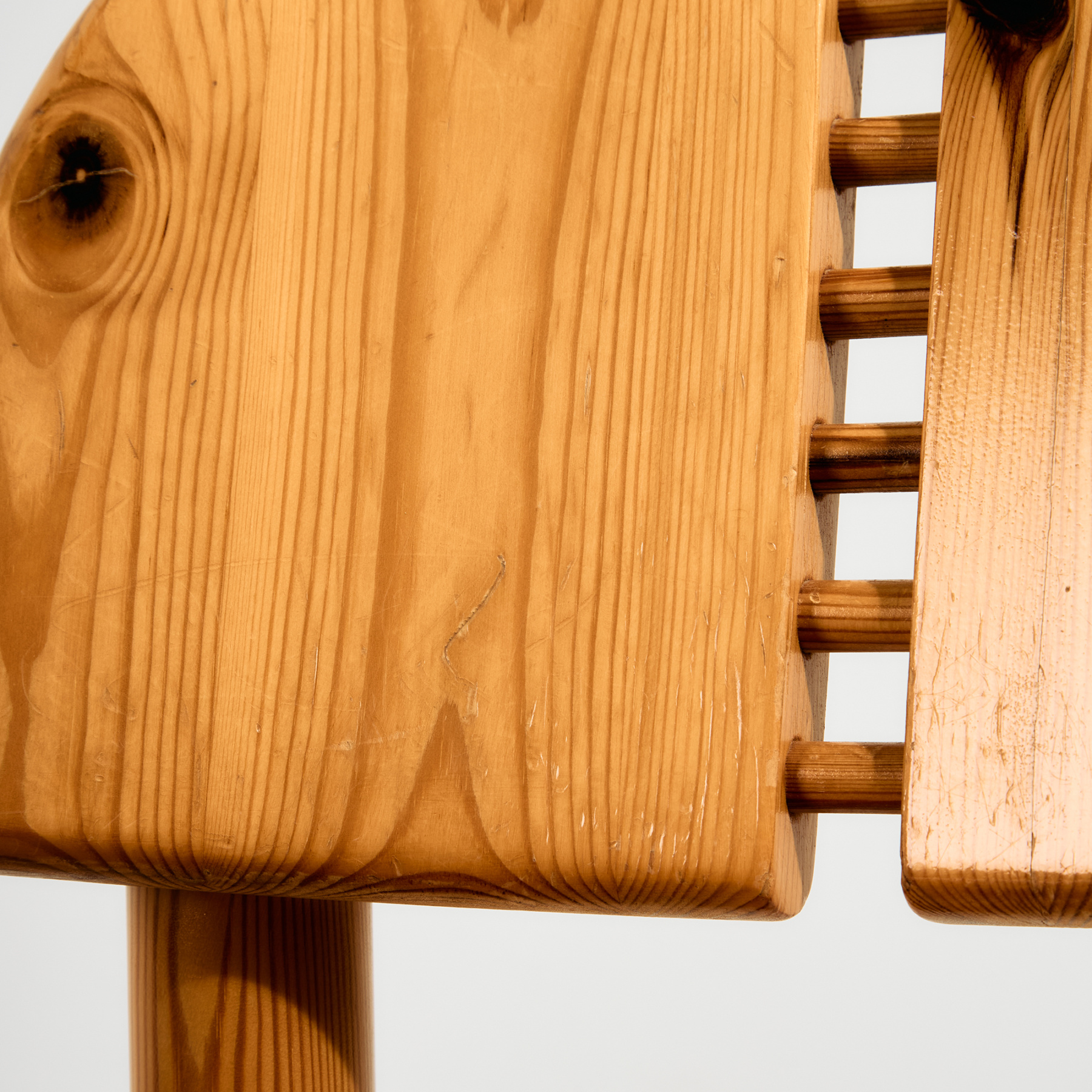 Rainer Daumiller fenyő étkezőgarnitúra, 7 darabos szett - Image 9