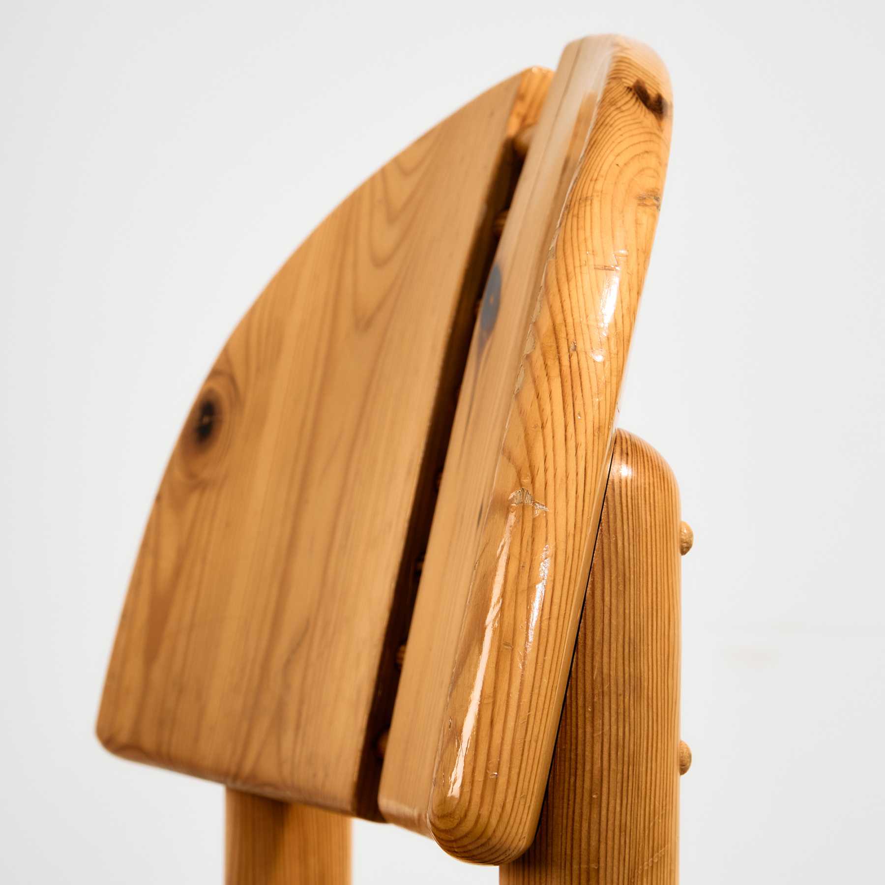 Rainer Daumiller fenyő étkezőgarnitúra, 7 darabos szett - Image 10