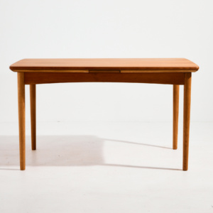 Restored teak and oak dining table