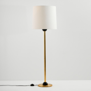 Brass floor lamp