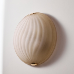 Glass wall lamp by Orion