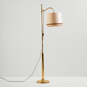 Brass floor lamp