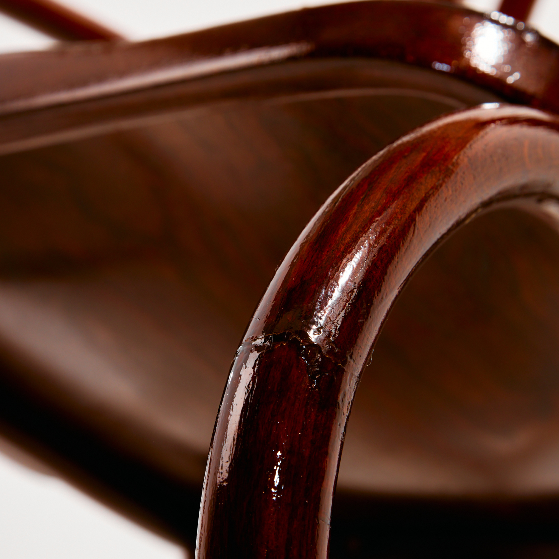 Gustav Siegel felújított bükk hintaszék - Image 12