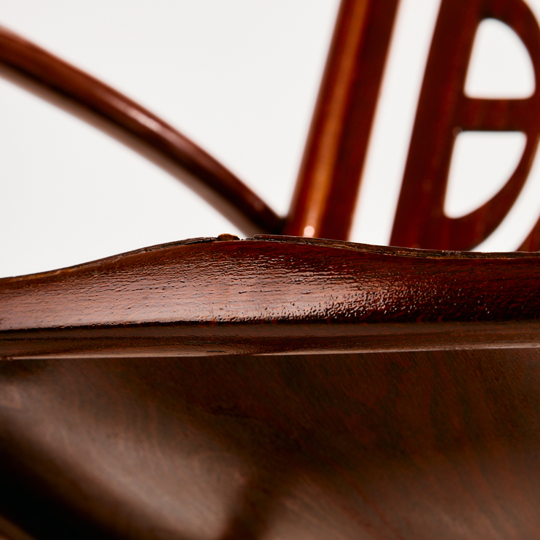 Gustav Siegel felújított bükk hintaszék - Image 13