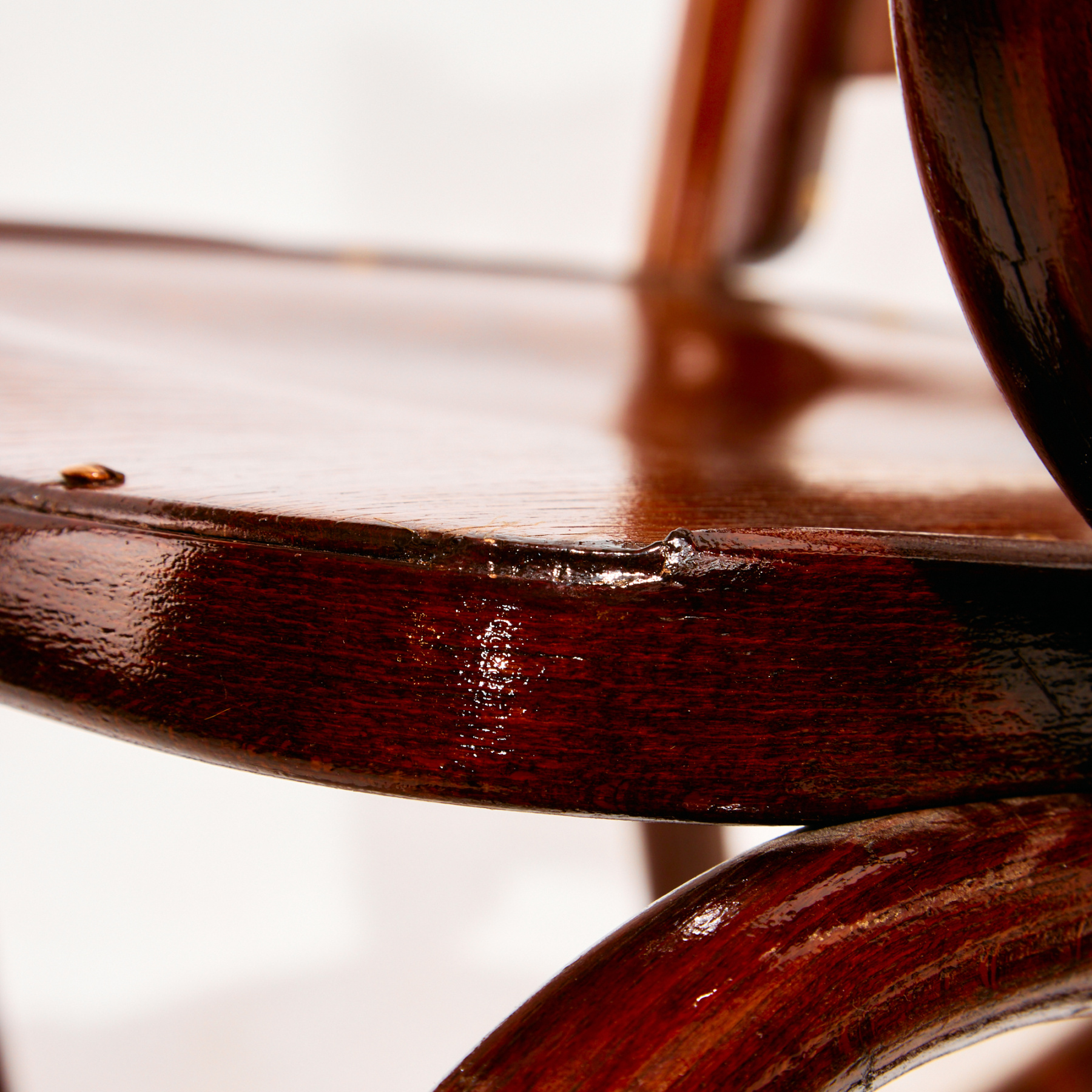 Gustav Siegel felújított bükk hintaszék - Image 15