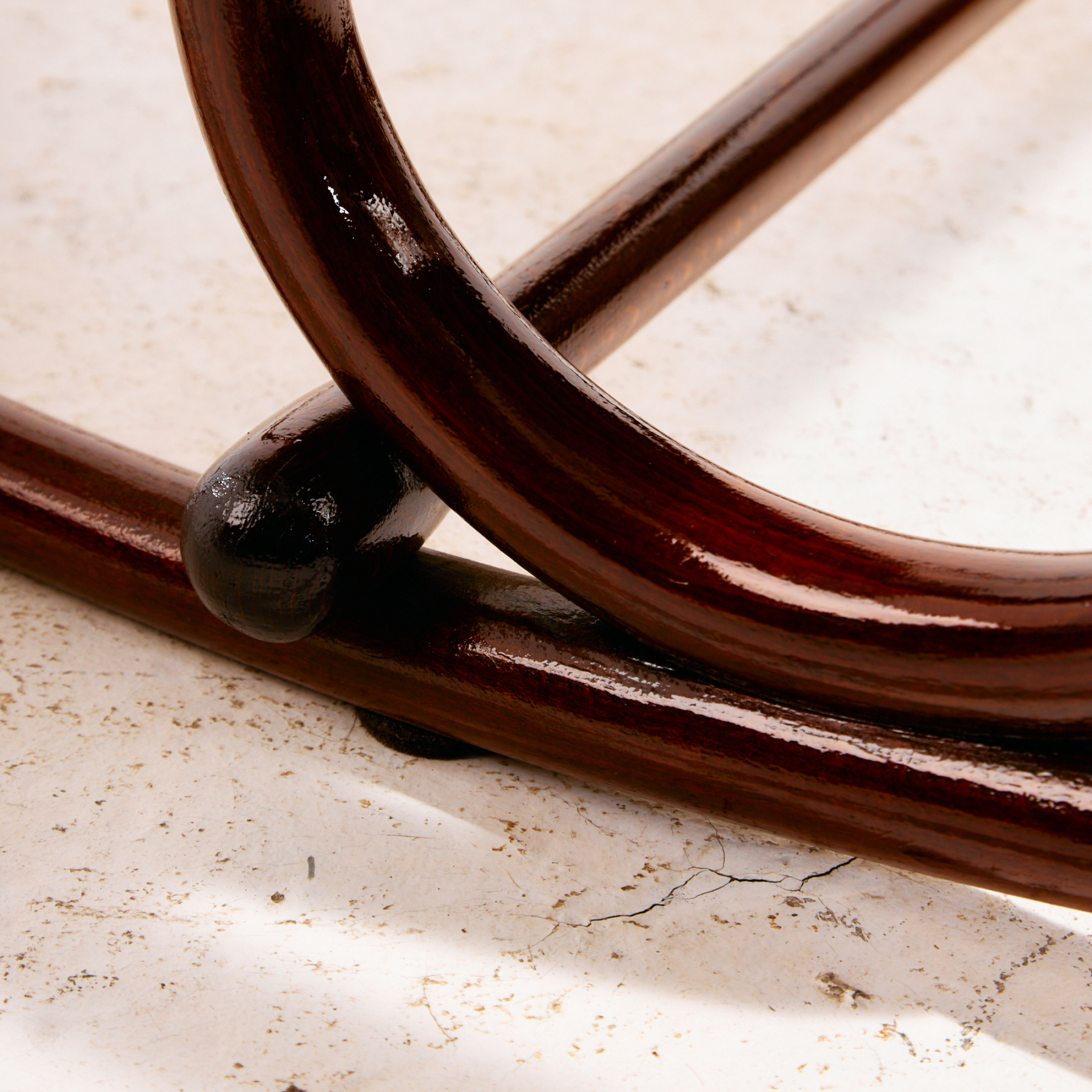 Gustav Siegel felújított bükk hintaszék - Image 22