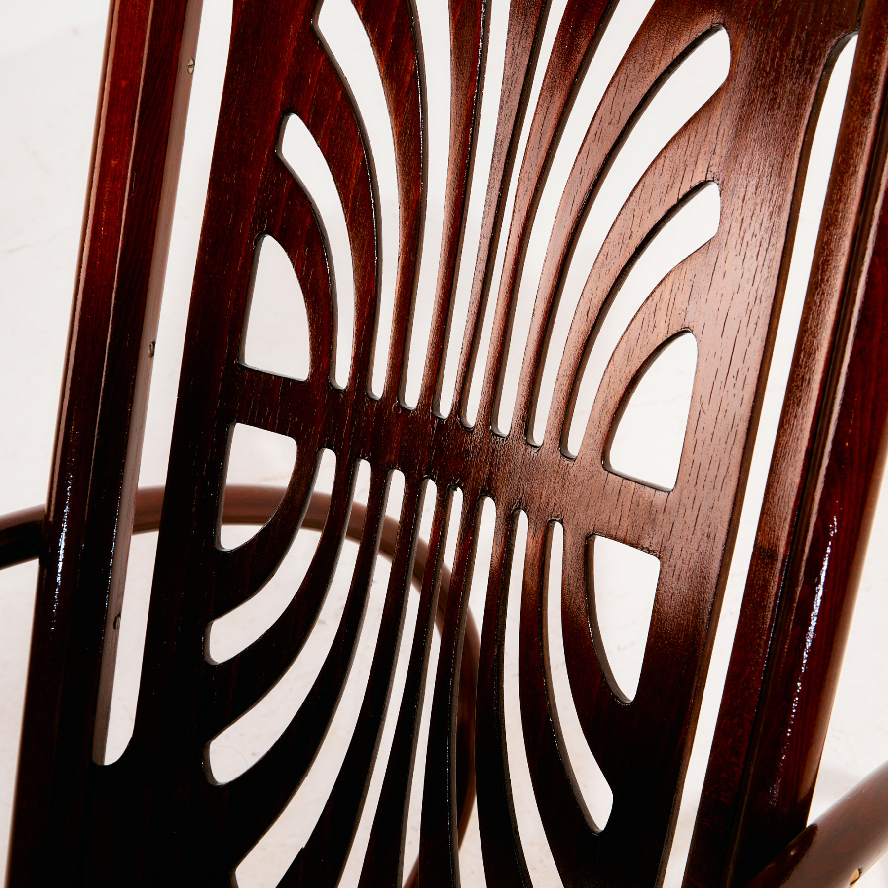 Gustav Siegel felújított bükk hintaszék - Image 23