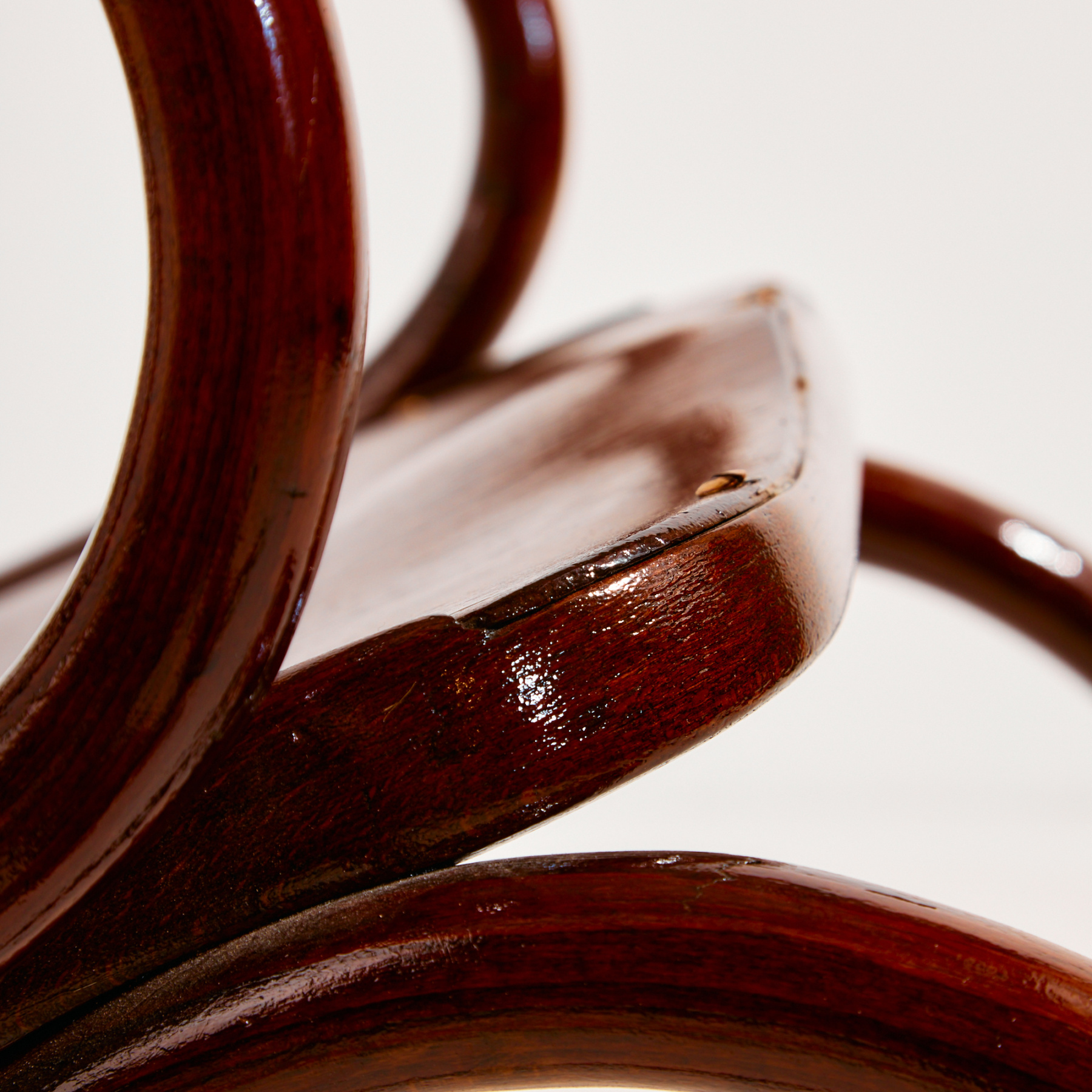 Gustav Siegel felújított bükk hintaszék - Image 28