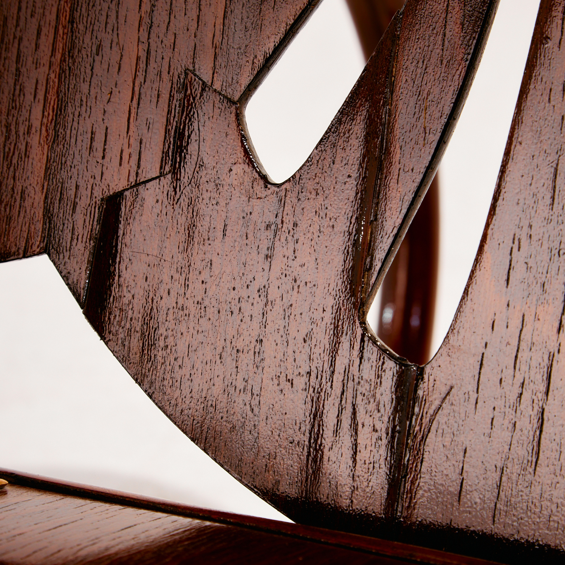 Gustav Siegel felújított bükk hintaszék - Image 7