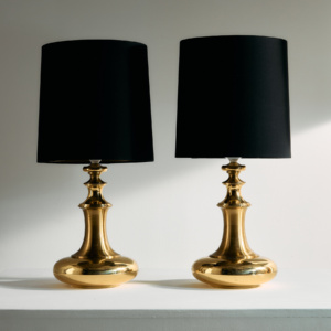 Brass table lamp, Set of 2