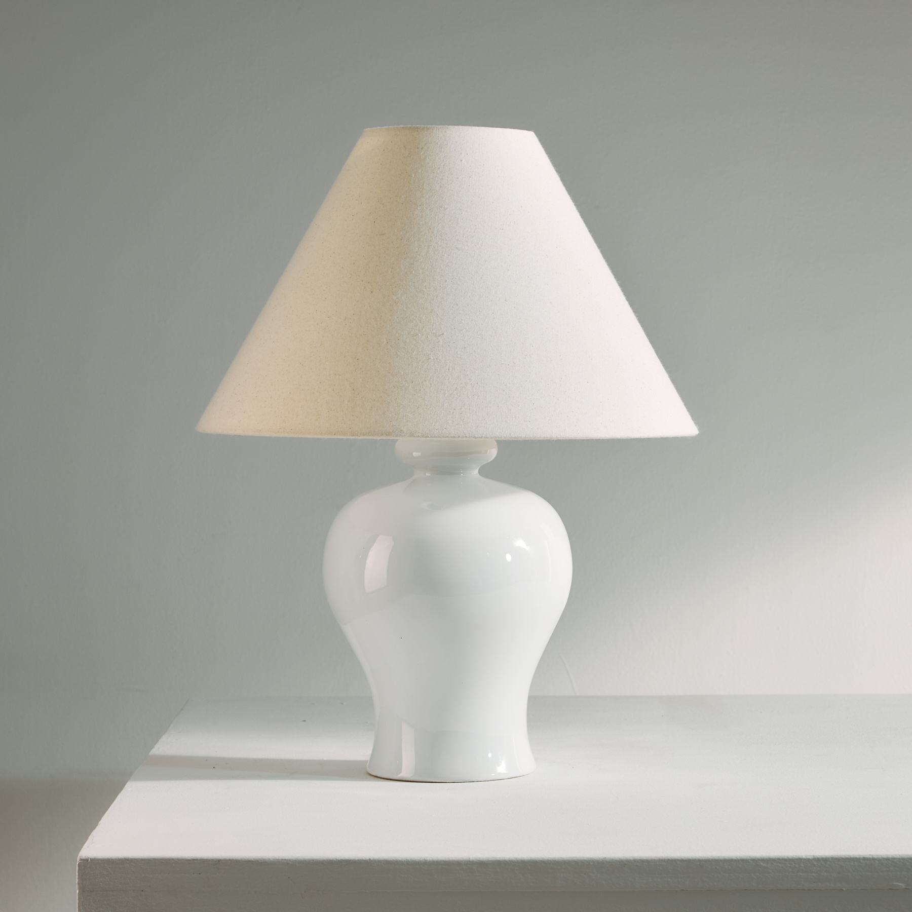 Német kerámia asztali lámpa, 2 darabos szett - Image 3