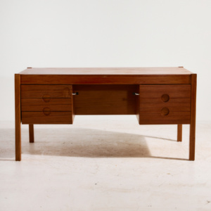 Model 33 teak desk by Christian Linneberg for Chr. Linneberg