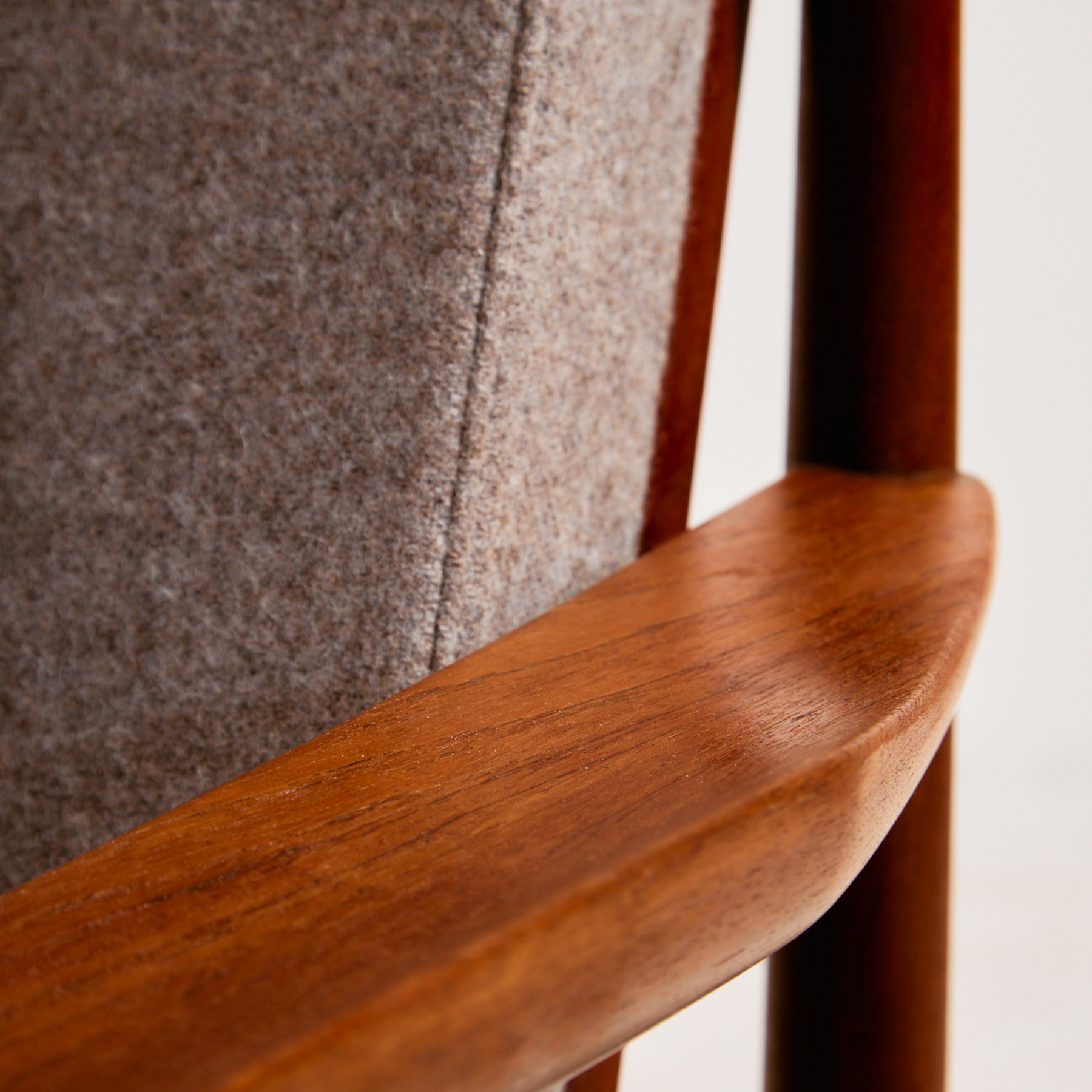 Restored teak armchair by Arne Vodder for Glostrup Møbelfabrik - Image 12