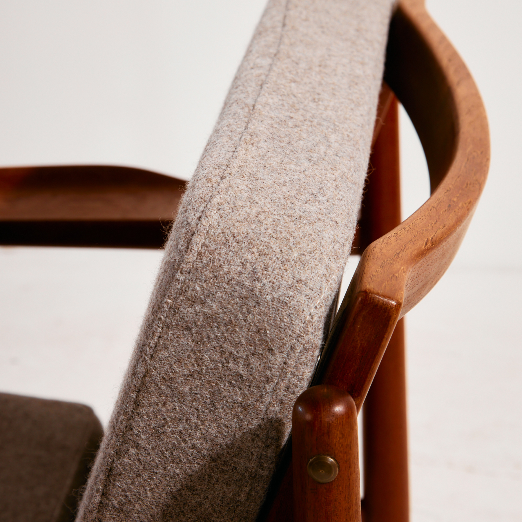 Restored teak armchair by Arne Vodder for Glostrup Møbelfabrik - Image 5