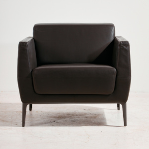 Visalia leather armchair by Coalesse