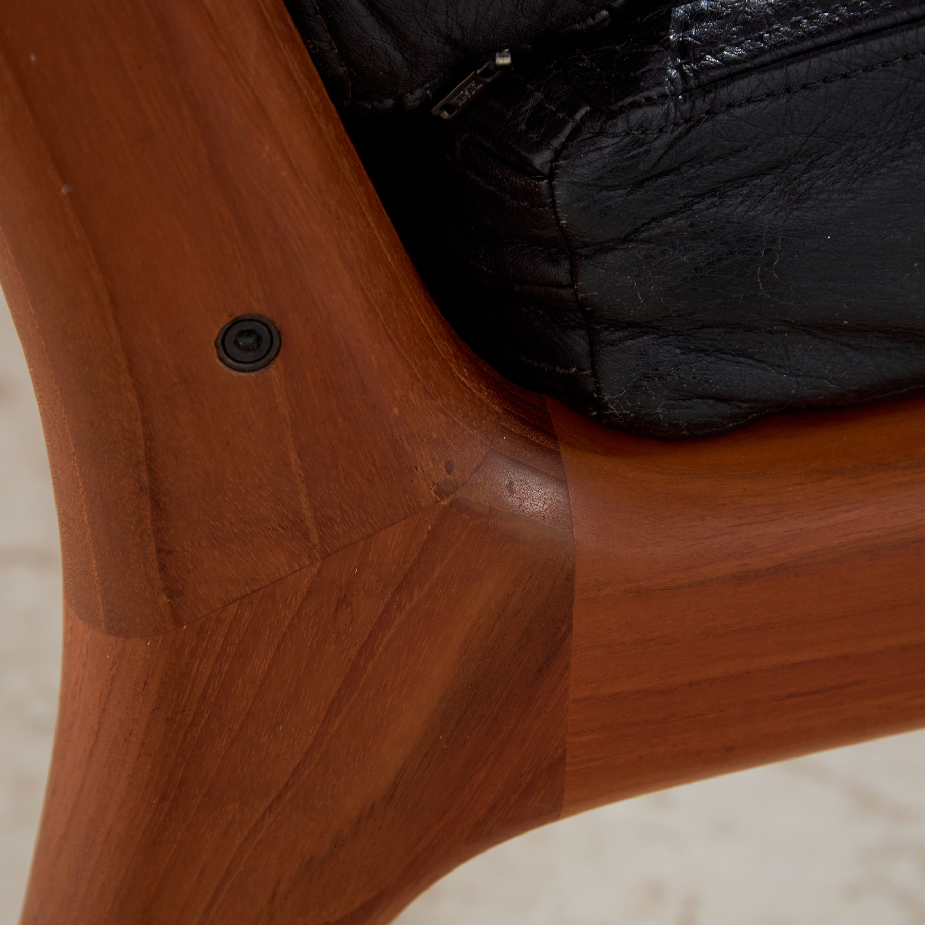 Senator leather sofa set by Ole Wanscher for France & Søn, Set of 3 - Image 11