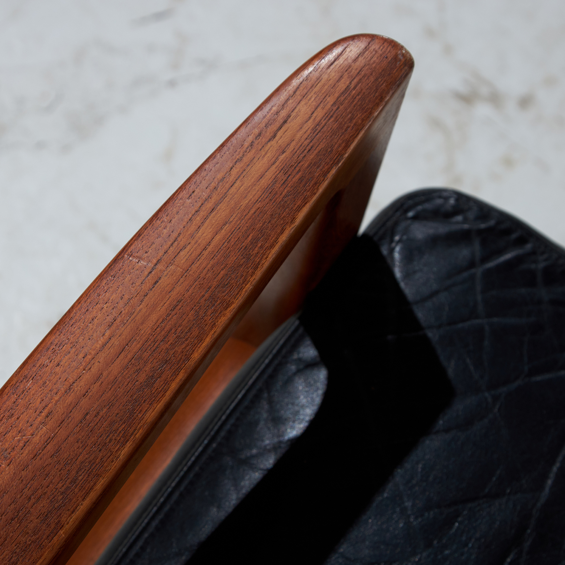 Senator leather sofa set by Ole Wanscher for France & Søn, Set of 3 - Image 16