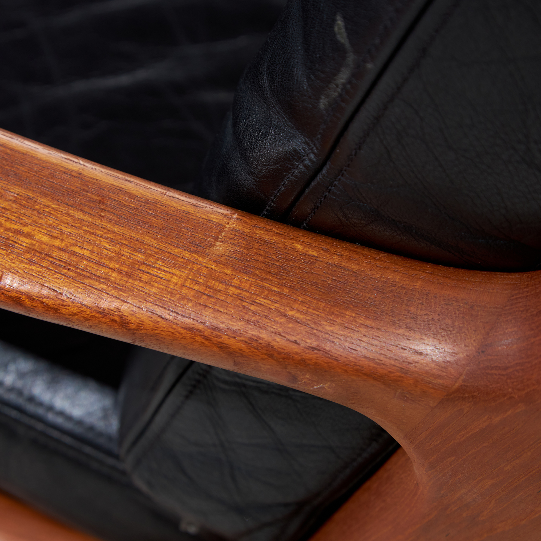 Senator leather sofa set by Ole Wanscher for France & Søn, Set of 3 - Image 18