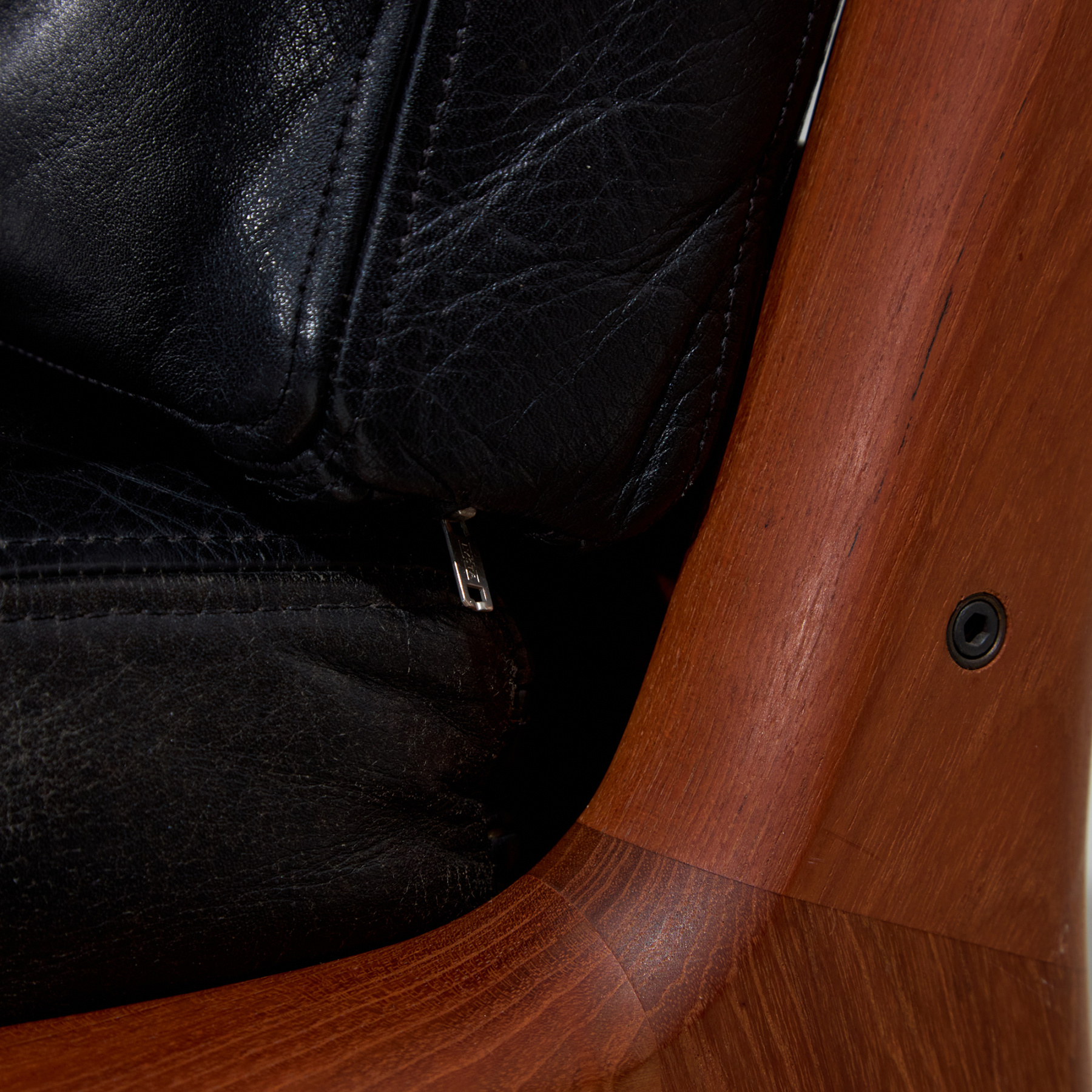 Senator leather sofa set by Ole Wanscher for France & Søn, Set of 3 - Image 20