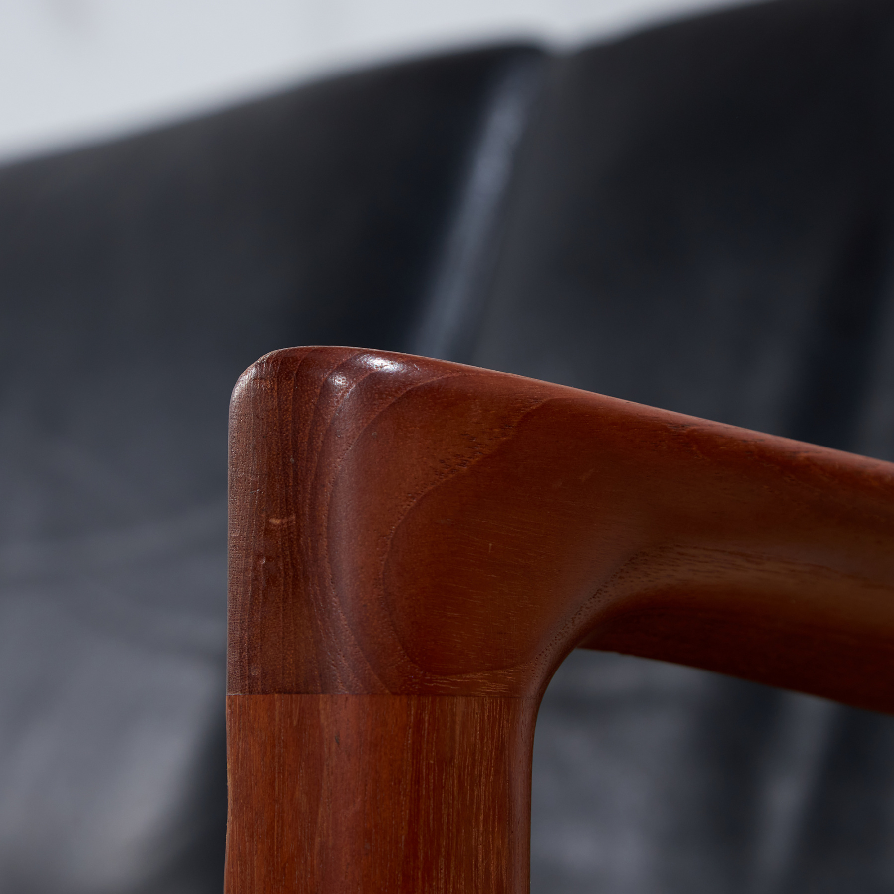 Senator leather sofa set by Ole Wanscher for France & Søn, Set of 3 - Image 21