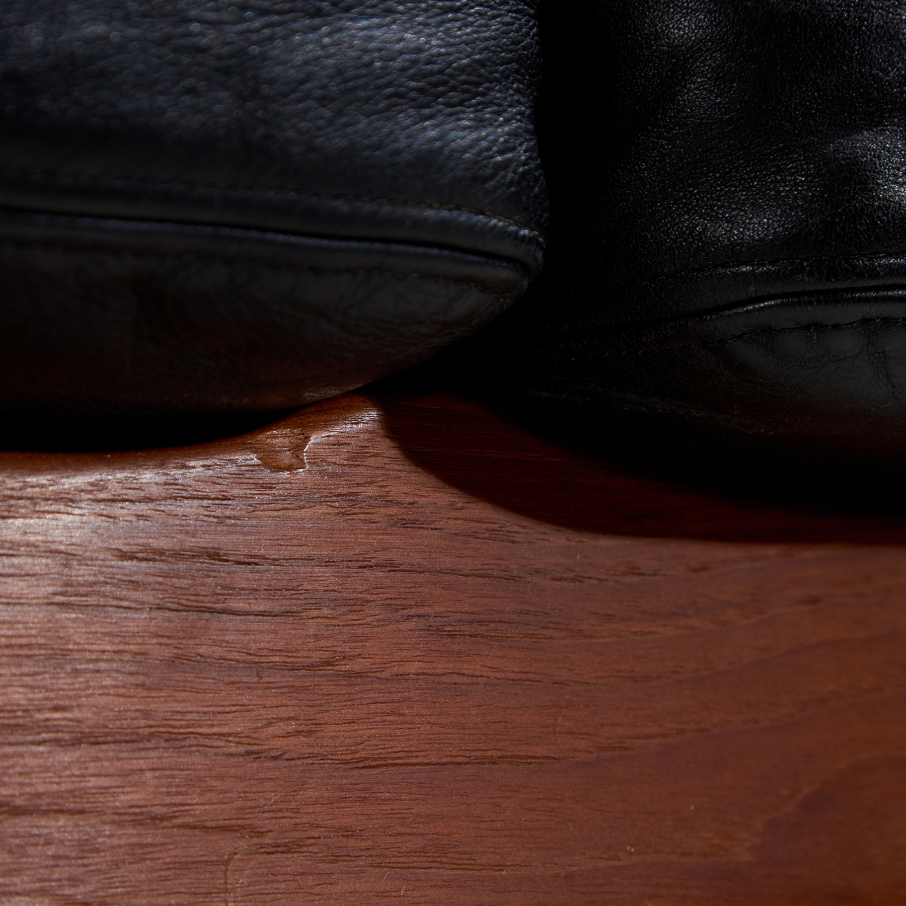 Senator leather sofa set by Ole Wanscher for France & Søn, Set of 3 - Image 22