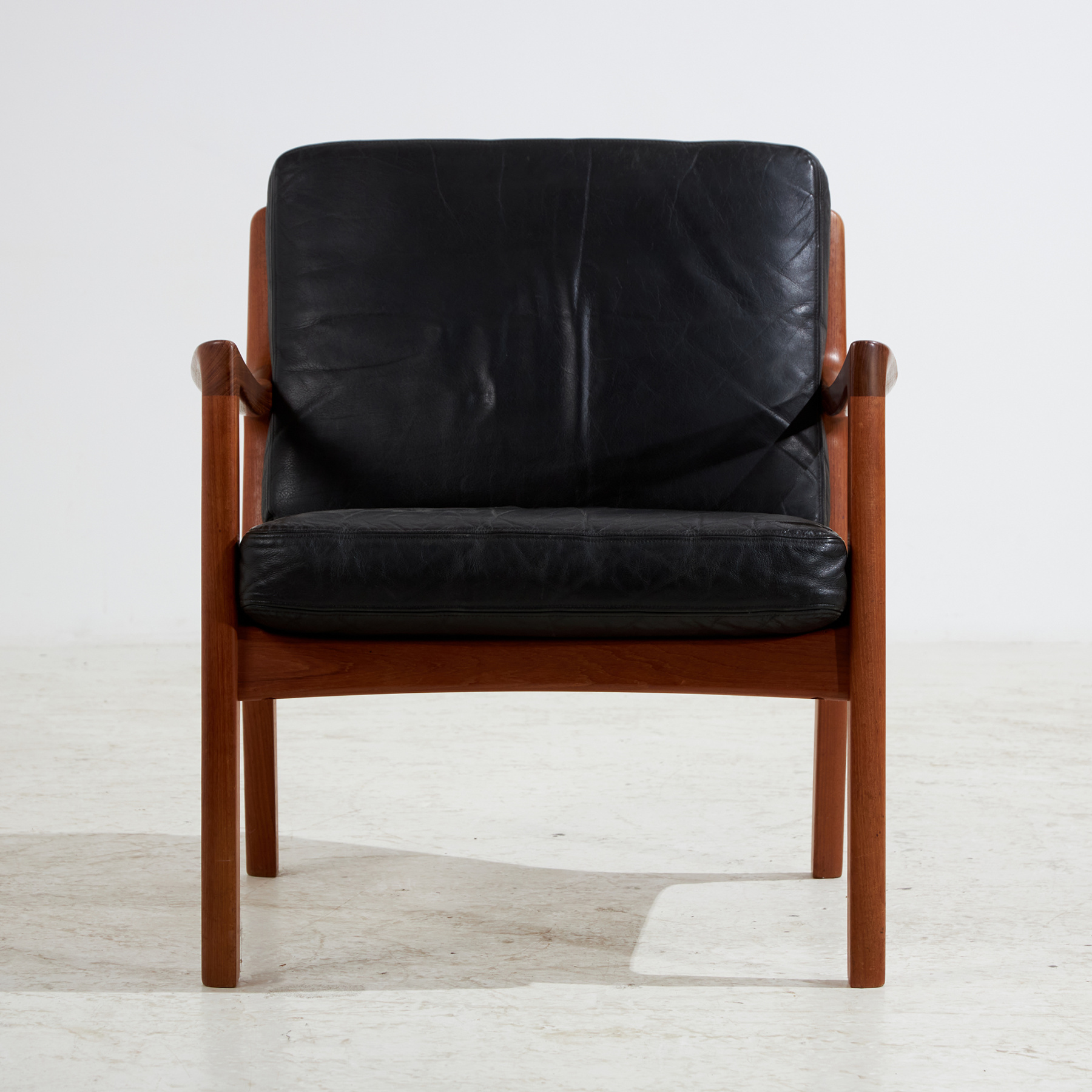 Senator leather sofa set by Ole Wanscher for France & Søn, Set of 3 - Image 36