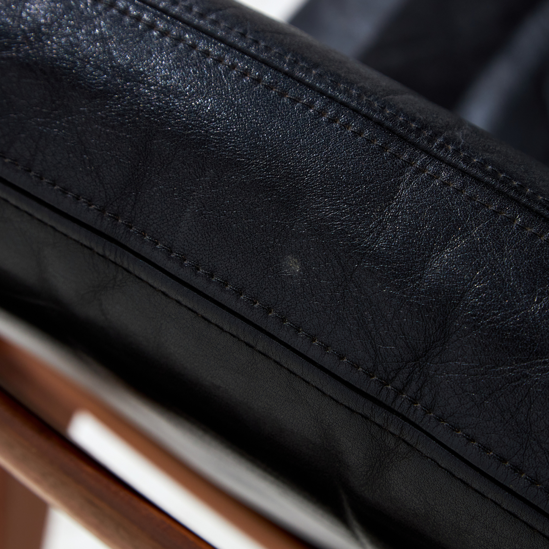 Senator leather sofa set by Ole Wanscher for France & Søn, Set of 3 - Image 42