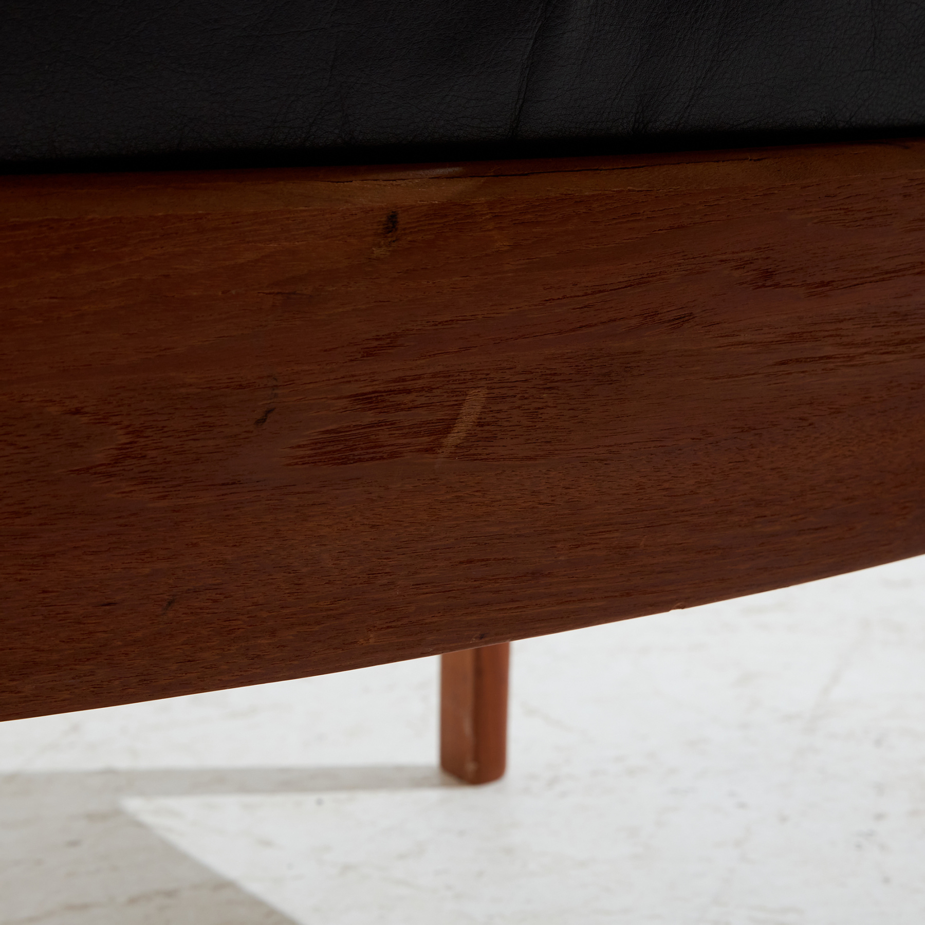 Senator leather sofa set by Ole Wanscher for France & Søn, Set of 3 - Image 49