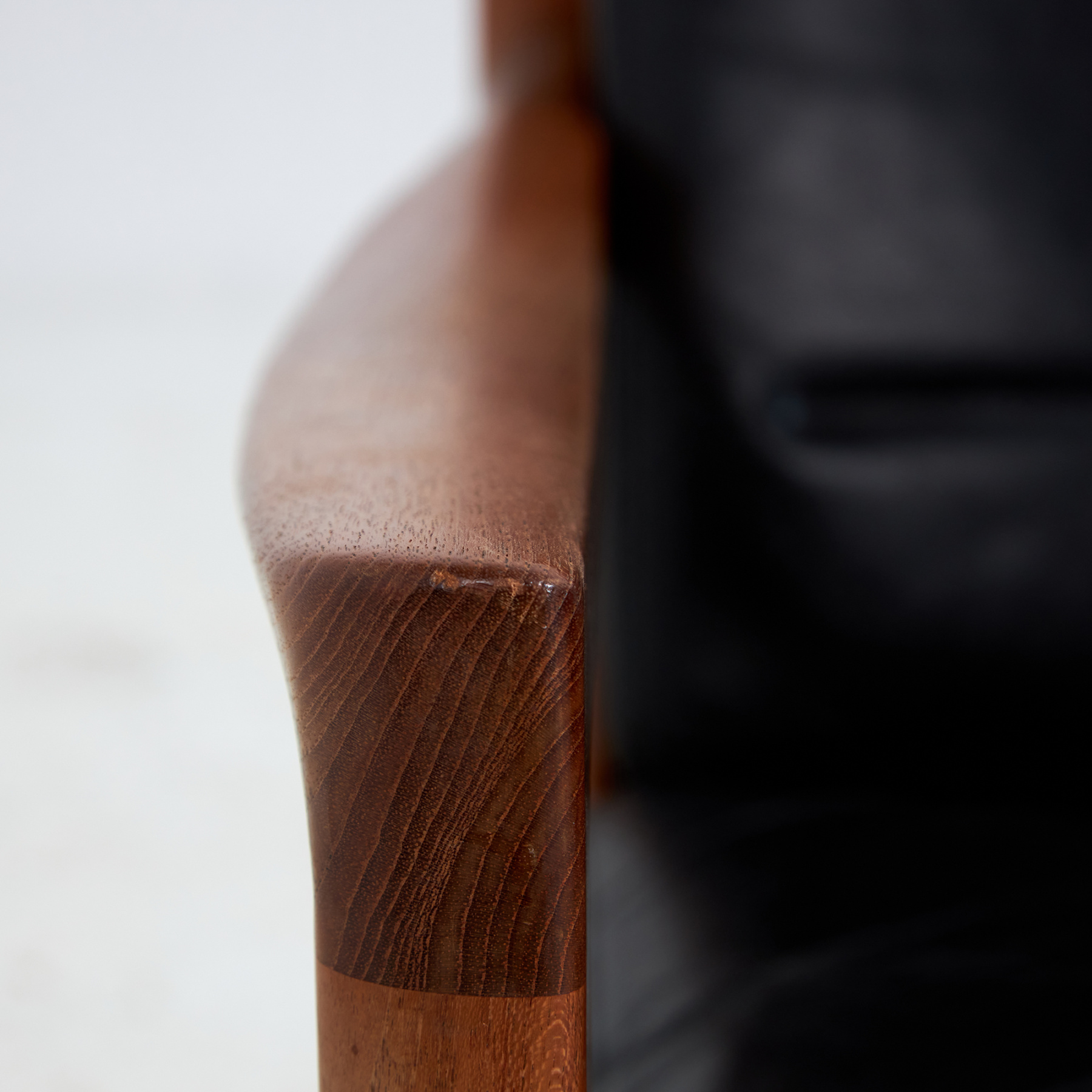 Senator leather sofa set by Ole Wanscher for France & Søn, Set of 3 - Image 6