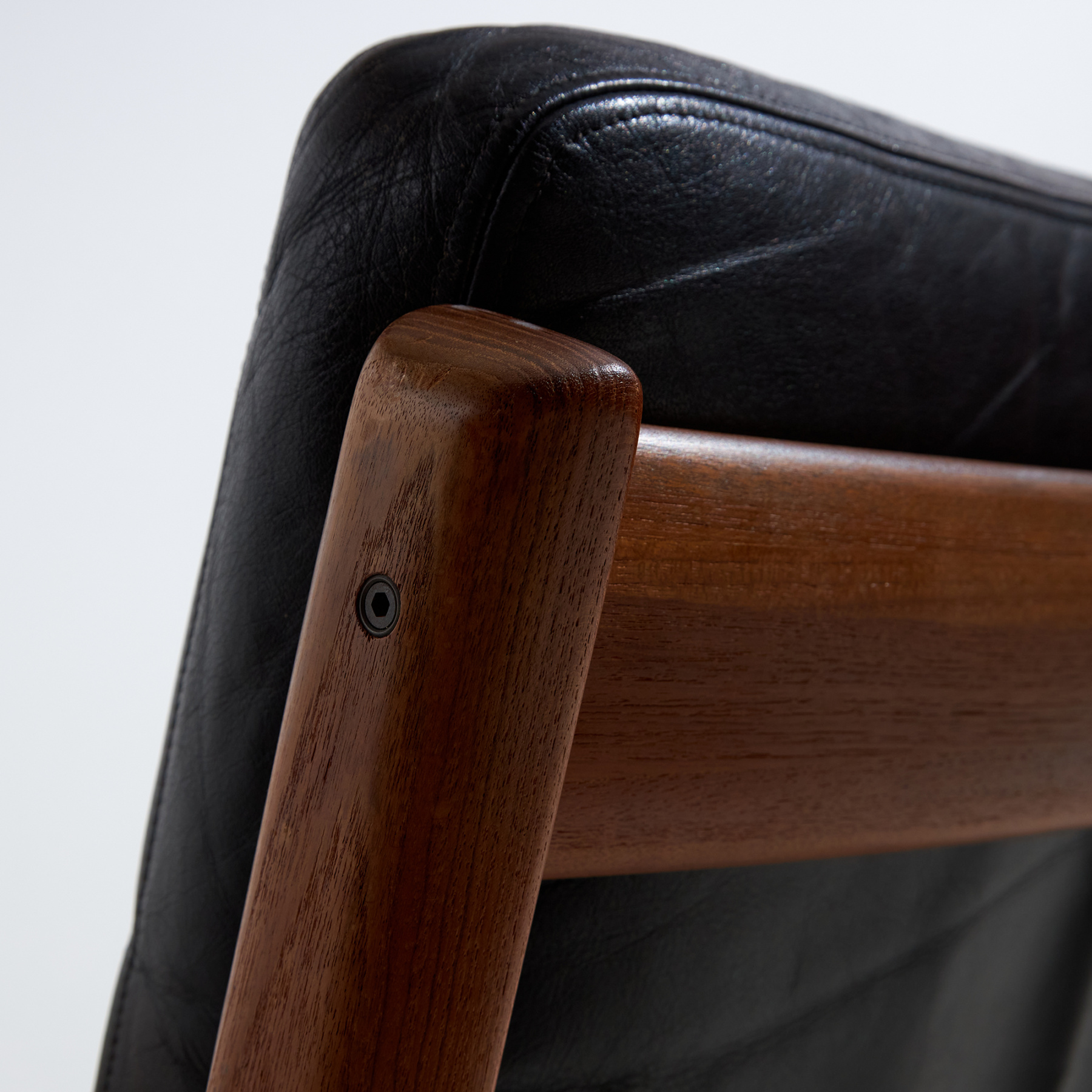 Senator leather sofa set by Ole Wanscher for France & Søn, Set of 3 - Image 52