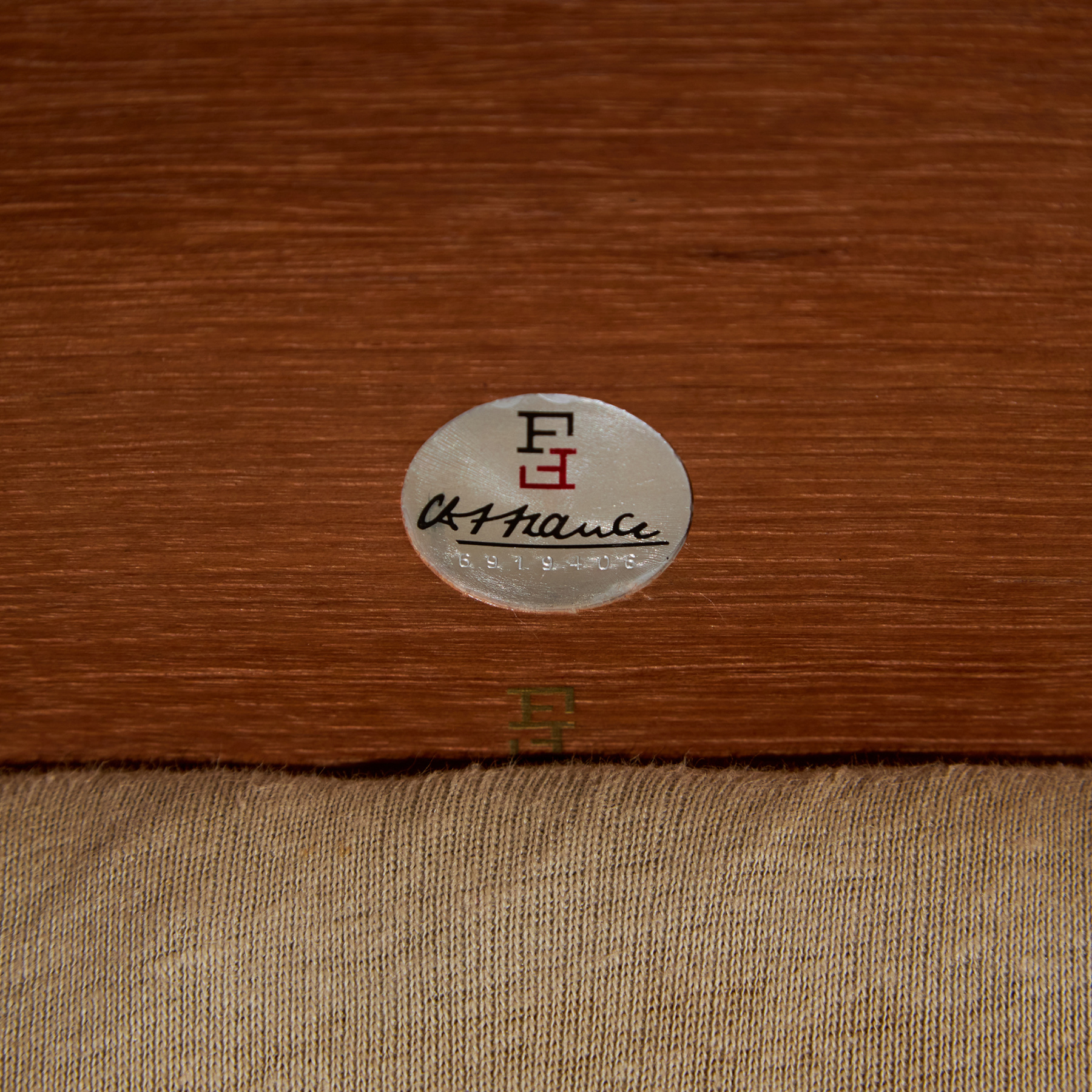 Senator leather sofa set by Ole Wanscher for France & Søn, Set of 3 - Image 53