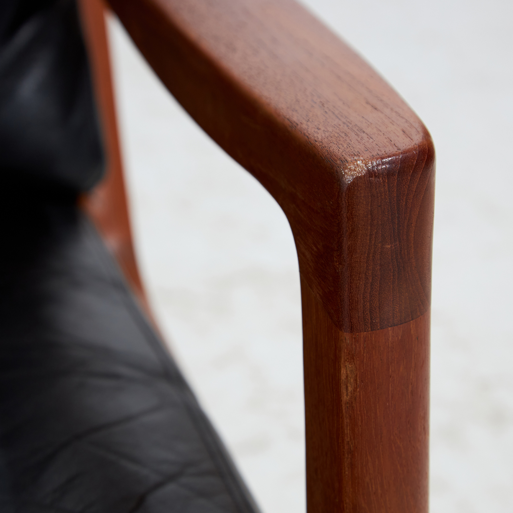 Senator leather sofa set by Ole Wanscher for France & Søn, Set of 3 - Image 8