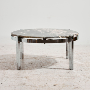 Coffee table with stone top