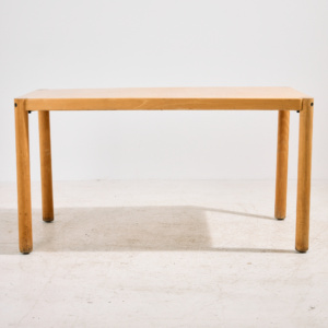Oak dining table by Lübke