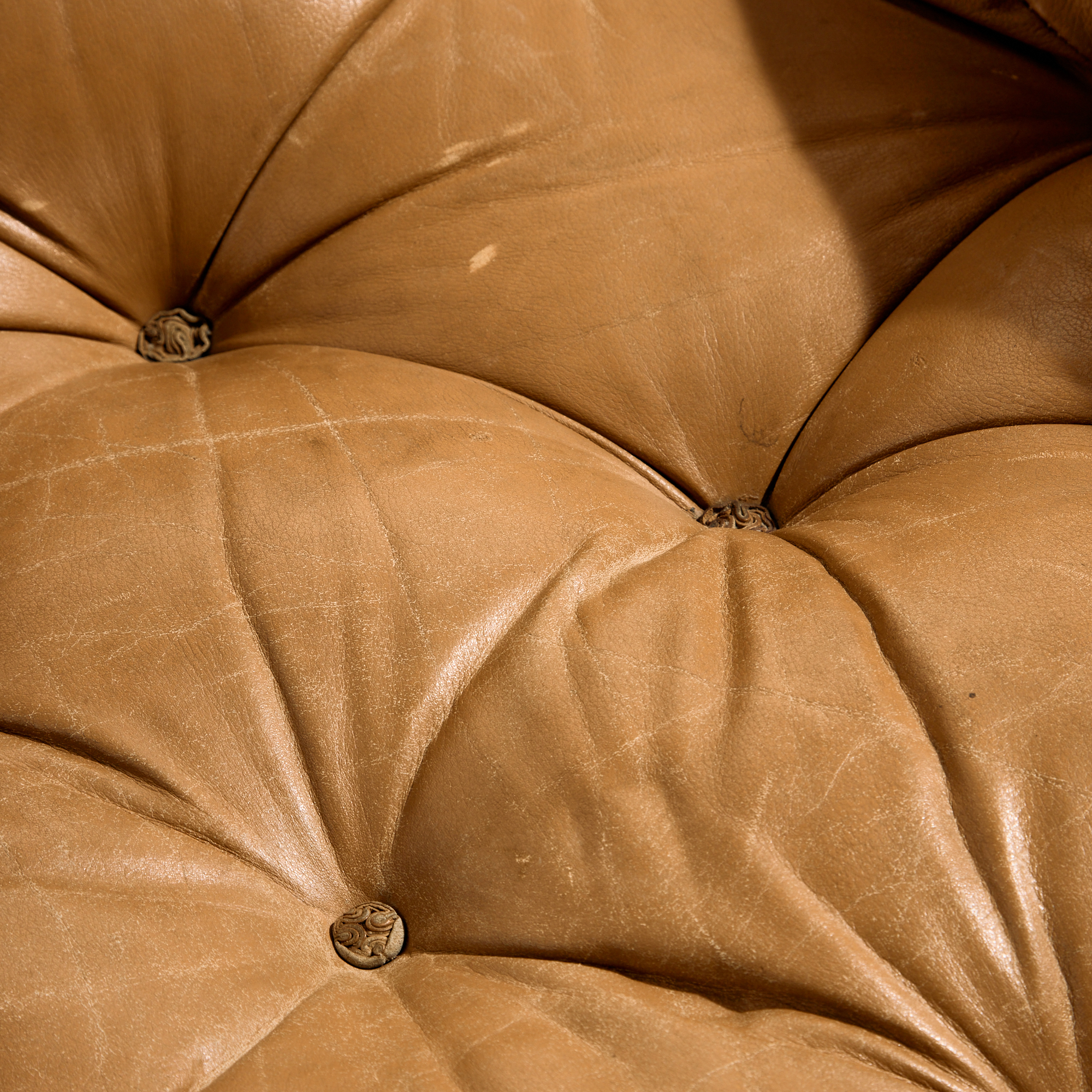 Hungarian leather sofa set by Ipoly Furniture Factory, Set of 2 - Image 11