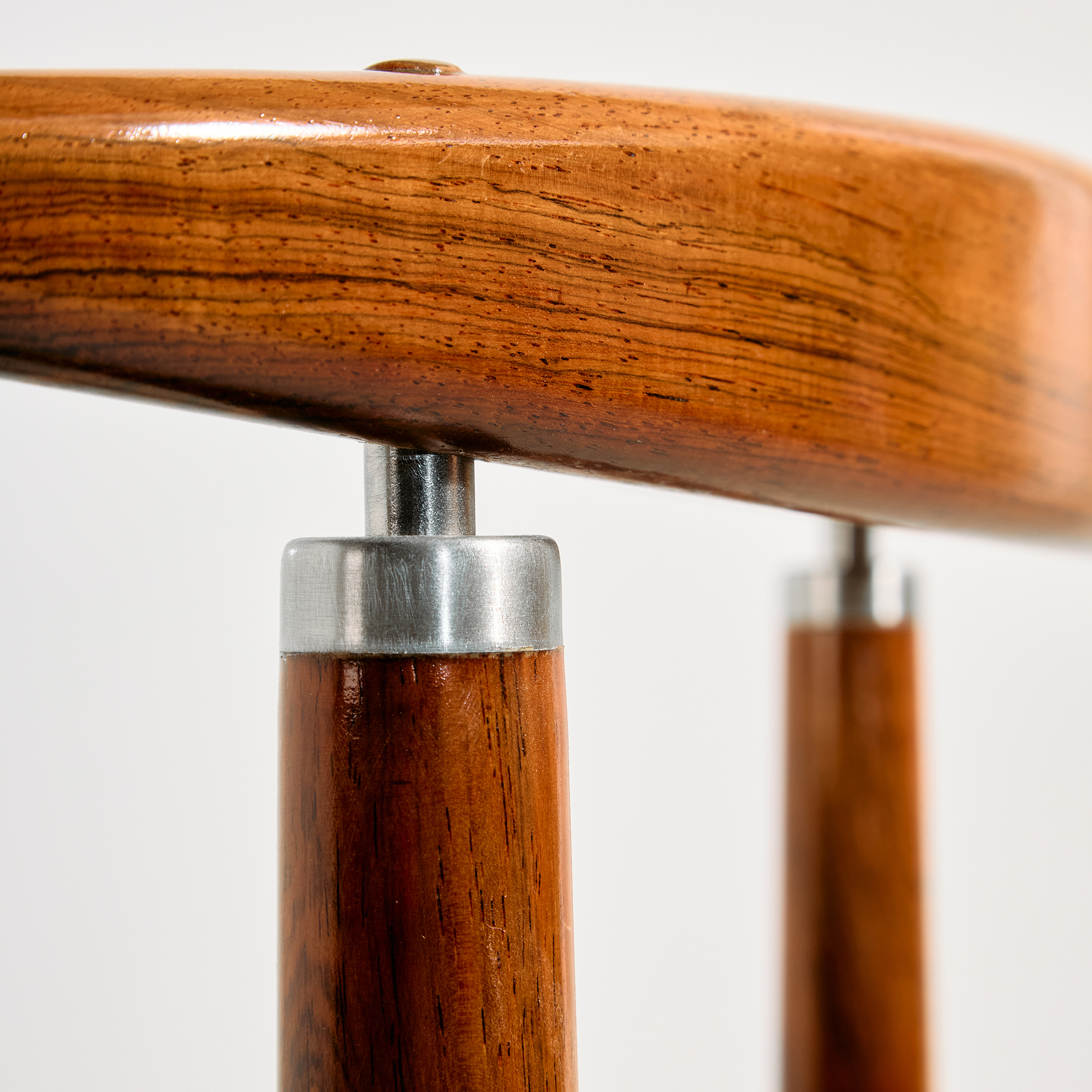 Helge Sibast és Børge Rammerskov Modell 465 felújított rózsafa étkezőszék, 6 darabos szett - Image 8