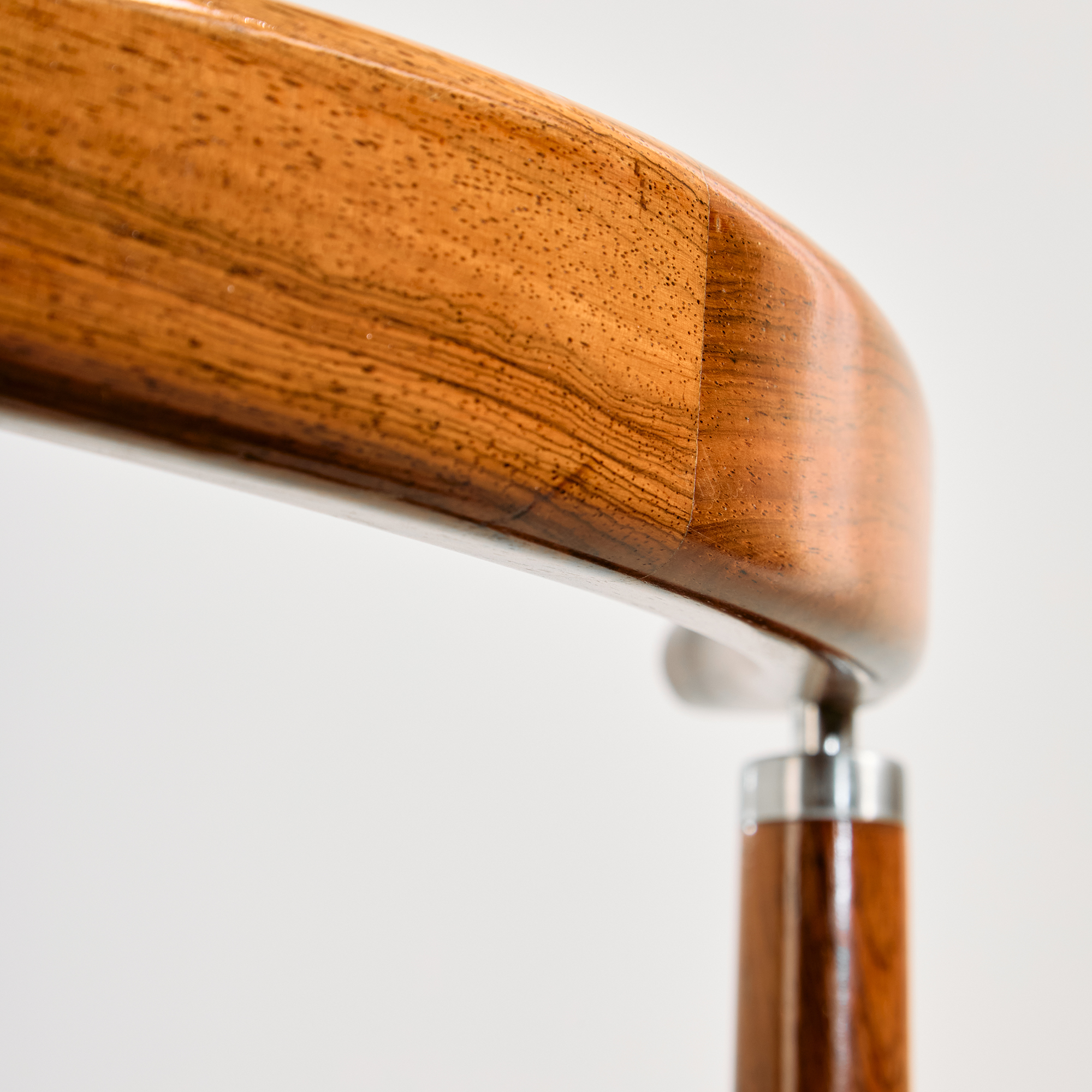 Helge Sibast és Børge Rammerskov Modell 465 felújított rózsafa étkezőszék, 6 darabos szett - Image 9