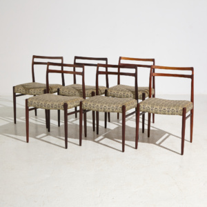 Johannes Andersen Anne rózsafa étkezőszék, 6 darabos szett